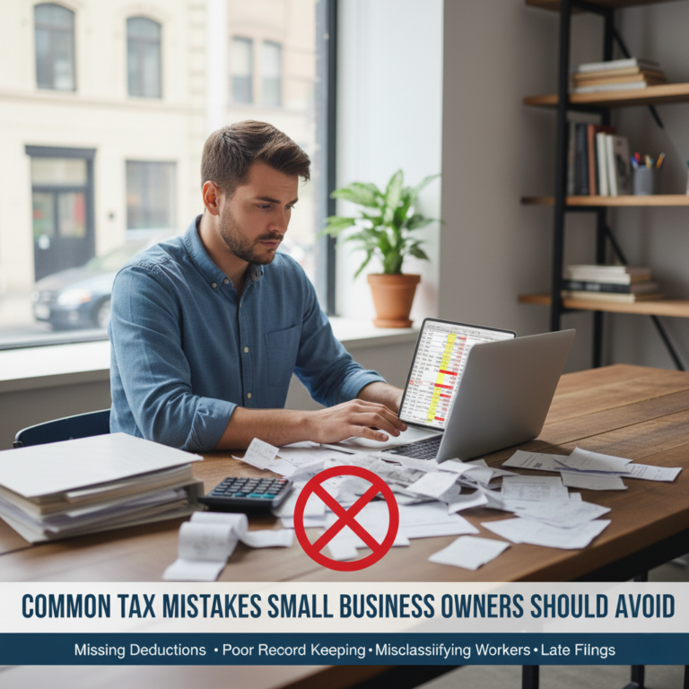 Read more about the article Common Tax Mistakes Small Business Owners Should Avoid