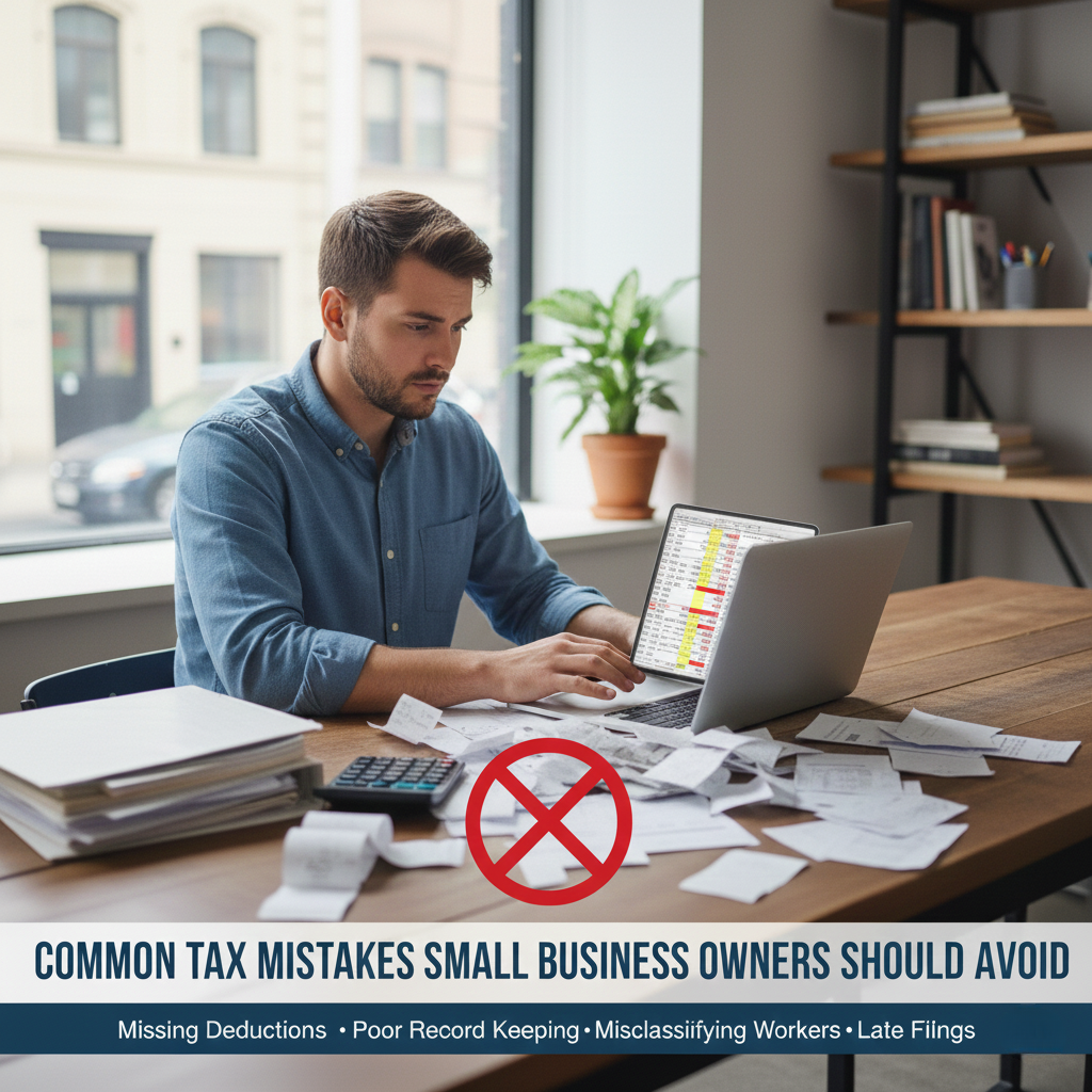 Common Tax Mistakes Small Business Owners Should Avoid