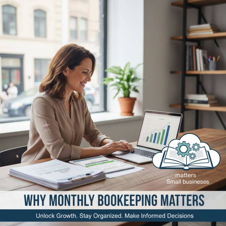 Read more about the article Why Monthly Bookkeeping Matters for Small Businesses