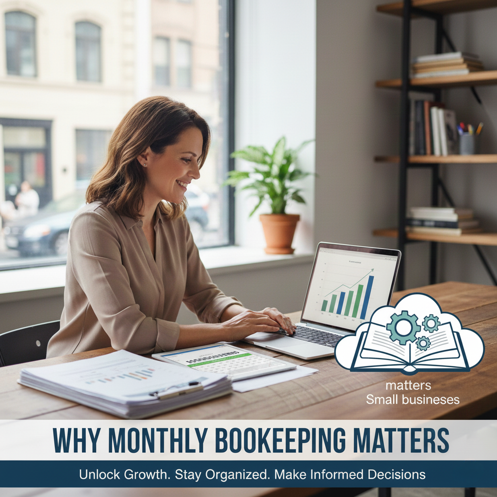 Why Monthly Bookkeeping Matters for Small Businesses